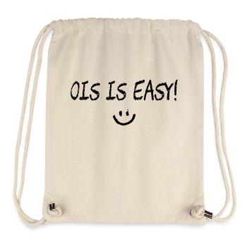 Ois is easy! Bavarian saying - Stanley/Stella Recycled Gym Bag - natural - Front