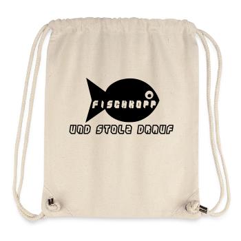 Fischkopp - Stanley/Stella recycelter Gym Bag - Naturweiß - Vorne