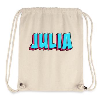 Name Image: Julia - Stanley/Stella Recycled Gym Bag - natural - Front