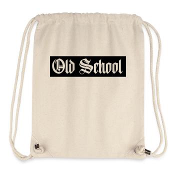 old school - Stanley/Stella recycelter Gym Bag - Naturweiß - Vorne
