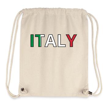 Italy Flag - Stanley/Stella Recycled Gym Bag - natural - Front