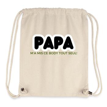 Baby - Birth - Pregnancy - Dad - Mom - Baby - Stanley/Stella Recycled Gym Bag - natural - Front