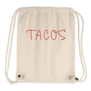 Tacos Text - Stanley/Stella Recycled Gym Bag - natural - Front
