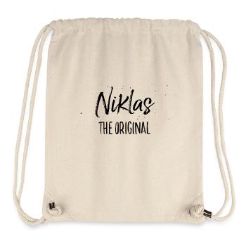 Niklas - Stanley/Stella recycelter Gym Bag - Naturweiß - Vorne