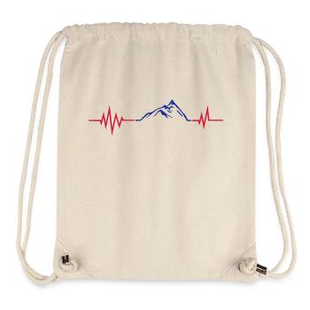 mountain pulse - Stanley/Stella recycelter Gym Bag - Naturweiß - Vorne