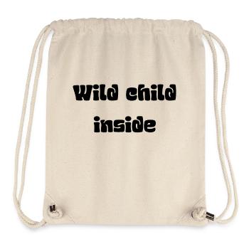 Wild Child - Stanley/Stella Recycled Gym Bag - natural - Front