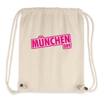 München - 089 - Bayern - Isar - bayrisch - Stanley/Stella recycelter Gym Bag - Naturweiß - Vorne