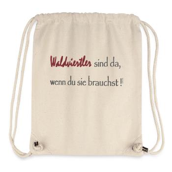 Waldviertel residents are there - Stanley/Stella Recycled Gym Bag - natural - Front