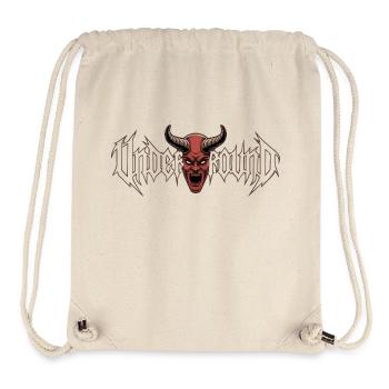 SKULL UNTER DER TÜR - Stanley/Stella recycelter Gym Bag - Naturweiß - Vorne