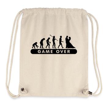 Game over - Stanley/Stella recycelter Gym Bag - Naturweiß - Vorne