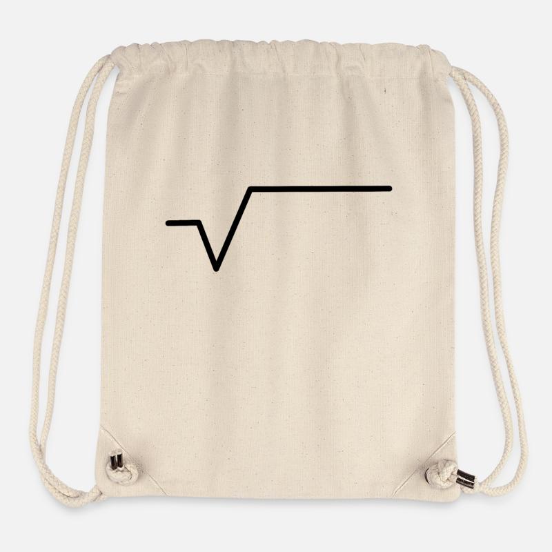 Wurzel Mathe Quadrattwurel mathematisch - Stanley/Stella recycelter Gym Bag - Naturweiß