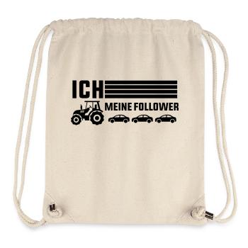 Ich Meine Follower -Geschenke Für Landwirte Bauern - Stanley/Stella recycelter Gym Bag - Naturweiß - Vorne