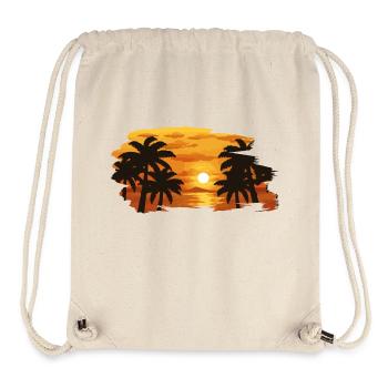 sunset - Stanley/Stella recycelter Gym Bag - Naturweiß - Vorne