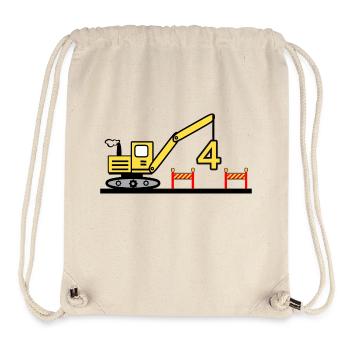 Excavator - Stanley/Stella Recycled Gym Bag - natural - Front