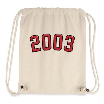 Year of birth sport 2003 - Stanley/Stella Recycled Gym Bag - natural - Front