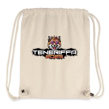 Teneriffa 2025 Party Fuchs - Stanley/Stella recycelter Gym Bag - Naturweiß - Vorne