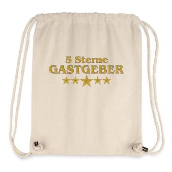 Vom Grafik Designer-- 5 Sterne Gastgeber - Stanley/Stella recycelter Gym Bag - Naturweiß - Vorne