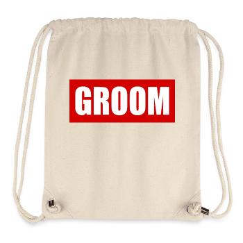 Groom - Stanley/Stella recycelter Gym Bag - Naturweiß - Vorne