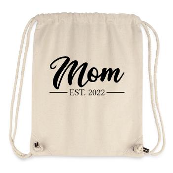 Mom EST 2022 - Stanley/Stella recycelter Gym Bag - Naturweiß - Vorne