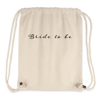 Bride to be - Stanley/Stella Recycled Gym Bag - natural - Front
