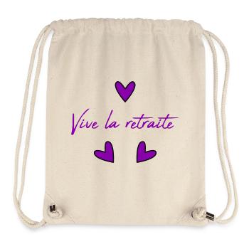 RETIREMENT. HOLIDAY. RETIREMENT. RETIRED. RETIREMENT. - Stanley/Stella Recycled Gym Bag - natural - Front