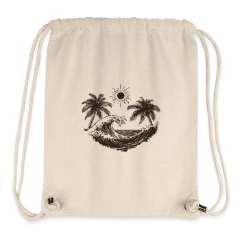 Summer Vibes - Stanley/Stella recycelter Gym Bag - Naturweiß - Vorne
