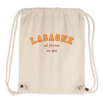 Gebackene Lasagne College Design - Stanley/Stella recycelter Gym Bag - Naturweiß - Vorne