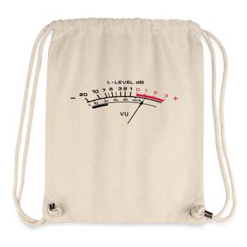 vu meter t-shirt - Stanley/Stella Recycled Gym Bag - natural - Front
