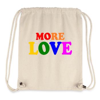 More love - Stanley/Stella Recycled Gym Bag - natural - Front