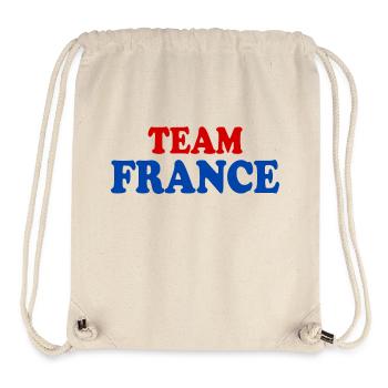 Frankreich - Stanley/Stella recycelter Gym Bag - Naturweiß - Vorne