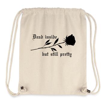 Dead Inside Rose - Stanley/Stella Recycled Gym Bag - natural - Front