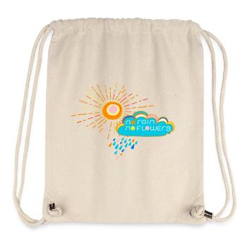 No rain no flowers - Stanley/Stella Recycled Gym Bag - natural - Front