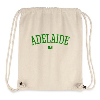 Adelaide Australia Down Under Kangaroo Koala - Stanley/Stella Recycled Gym Bag - natural - Front