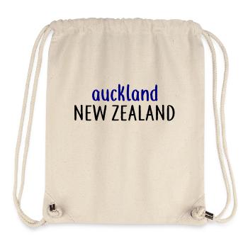 Auckland - New Zealand - Kiwi Aotearoa Neuseeland - Stanley/Stella Recycled Gym Bag - natural - Front