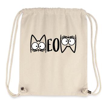 Meow - Stanley/Stella recycelter Gym Bag - Naturweiß - Vorne
