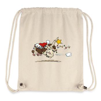 String Lights2 1 - Stanley/Stella Recycled Gym Bag - natural - Front