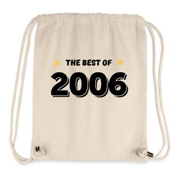 Best of 2006 - Sac à cordon recyclé Stanley/Stella - blanc naturel - Devant
