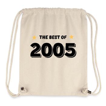 Best of 2005 - Sac à cordon recyclé Stanley/Stella - blanc naturel - Devant