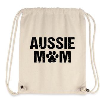 Aussie Mom Australian Shepherd - Stanley/Stella Recycled Gym Bag - natural - Front