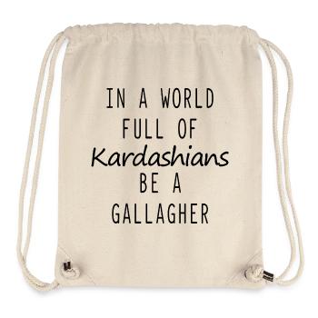 Sei ein Gallagher-Zitat - Stanley/Stella recycelter Gym Bag - Naturweiß - Vorne