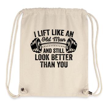 I Lift Like An Old Man And Still Look Better Than - Stanley/Stella Recycled Gym Bag - natural - Front