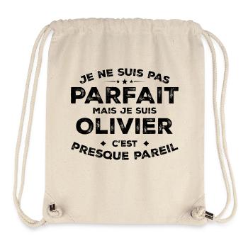 Olivier A first name, an attitude Humour Olivier - Stanley/Stella Recycled Gym Bag - natural - Front