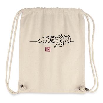 epic wingtsun crane snake battle - Stanley/Stella recycelter Gym Bag - Naturweiß - Vorne