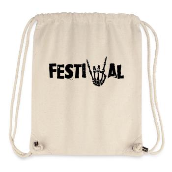 festival - Stanley/Stella recycelter Gym Bag - Naturweiß - Vorne