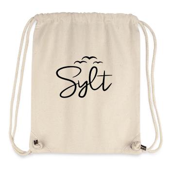 Sylt Insel Möwen Nordsee - Stanley/Stella recycelter Gym Bag - Naturweiß - Vorne