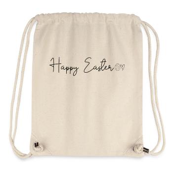 Happy Easter 🐰🌸 - Stanley/Stella recycelter Gym Bag - Naturweiß - Vorne