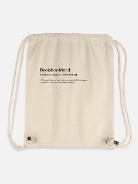 Bookboyfriend - Stanley/Stella Recycled Gym Bag - natural