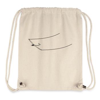 gliding with speed - Stanley/Stella Recycled Gym Bag - natural - Front