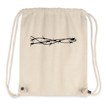 Barbed wire - Stanley/Stella Recycled Gym Bag - natural - Front