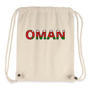 Flag of Oman - Stanley/Stella Recycled Gym Bag - natural - Front